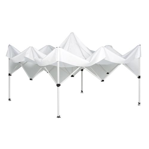 GAZEBO ZEBÒ ENJOY 2.0 3X3 BIANCO PALERIA ACCIAIO 0102211N.C00 