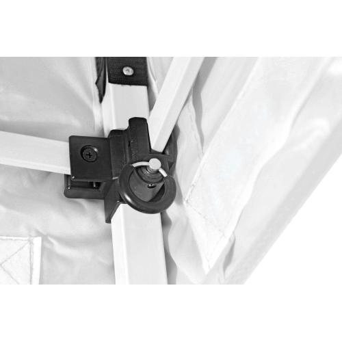 GAZEBO ZEBÒ ENJOY 2.0 3X3 BIANCO PALERIA ACCIAIO 0102211N.C00 