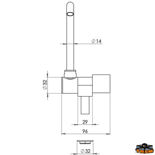 RUBINETTO CANNA ABBATTIBILE LUXE "B"
