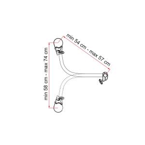 BRACCETTO PER CARRY-BIKE BIKE BLOCK PRO S 4 08831C01-  RESTYLING