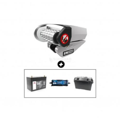 MOVIMENTATORE MOVER ENDURO EM515 AVVICINAMENTO ELETTRICO KIT + BATTERIA AGM 100A + CARICA BATTERIA 3.5A + CASSETTA