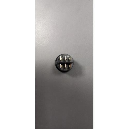 DEVIATORE BIPOLARE TONDO DIAM 20MM ROSSO