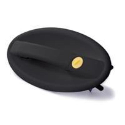 SERRATURA M1 OVALE SOLO PARTE ESTERNA NERA