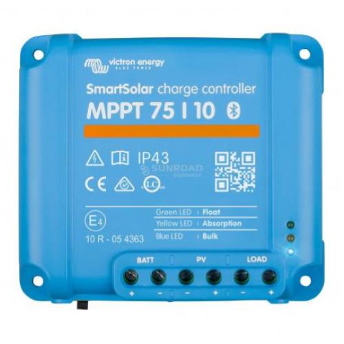 REGOLATORE PER PANNELLO SOLARE MPPT 10A SMARTSOLAR MPPT 75/10