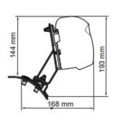 STAFFE PER F43VAN ADAPTER STELLANTIS 98655A090