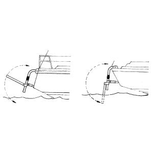 SCALETTA PIEGHEVOLE PER SPECCHIO DI POPPA INOX "CONFORT" 3 GRADINI
