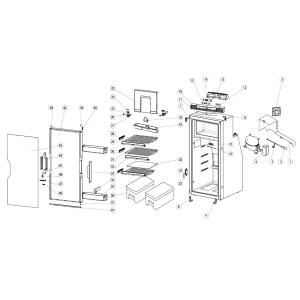 692760 GRIGLIA SUPERIORE FRIGORIFERO T2090C/T1090