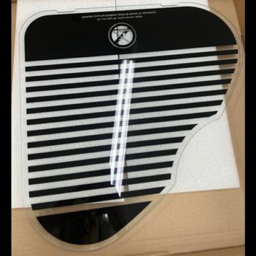 PIANO COTTURA A GAS CON 3 FUOCHI SERIE BASIC LINE 330 SX SOLO COPERCHIO RICAMBIO NERO RIGATO