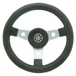 VOLANTE RUOTA TIMONE ALLUMINIO Ø 310MM DELFINO TANEGUM NERO