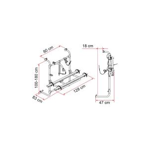 PORTABICI CARRY-BIKE CARAVAN HOBBY 02096-77- 