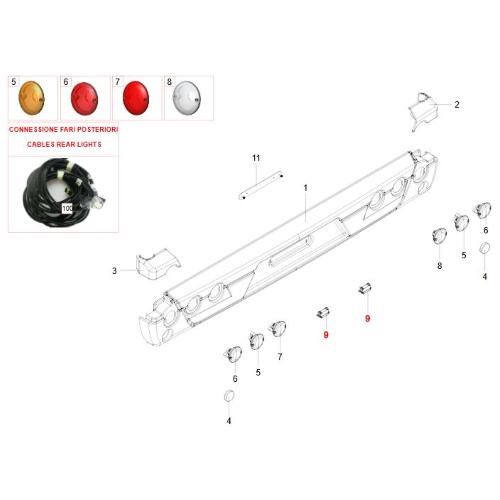 ANGOLARE DESTRO PER PARAURTI POSTERIORE CI HORON