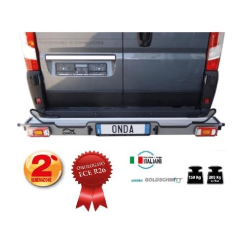 PORTAMOTO 1 MOTO ONDA PER FURGONATI