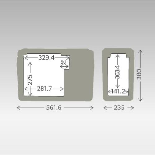 FRIGORIFERO COMPRESSORE 13L APERTURA POZZETTO 12/24/110/240V COOLFREEZE CFF 12