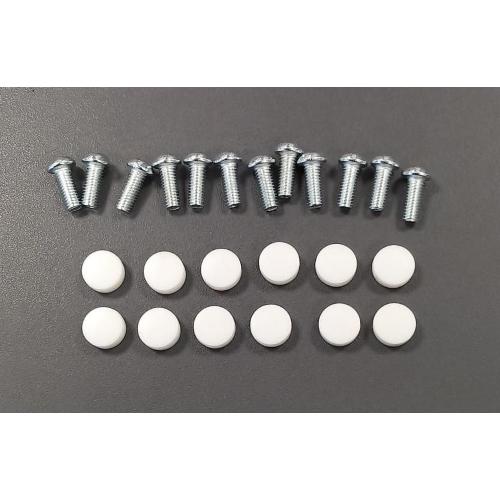 TAPPINO COPRI VITE + VITE PER FINESTRA INTEGRALE CARBEST CONF.12PZ