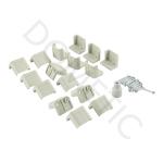 OBLO' HEKI 3 SOLO KIT DI MONTAGGIO PER TETTI 25-32MM 4460000090