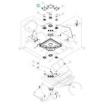 407145133 GRIGLIA ACCIAO INOSSIDABILE PER PIANO COTTURA CE09