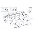 BRACCIO DX PER TENDALINO THULE 6200 3.00-4.5MT