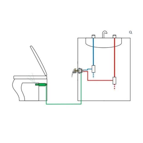 BIDET KOMODO 02 MISCELATORE CON MICRO INTERRUTTORE