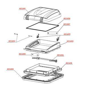 TELAIO PER OBLÒ EXTRA VENT 40X40 