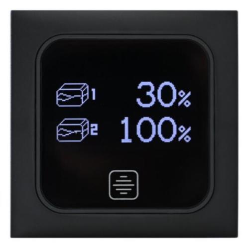 INDICATORE DI LIVELLO OLED PER SERBATOI ACQUE CHIARE + GRIGIE GRIGIO PT722/GR