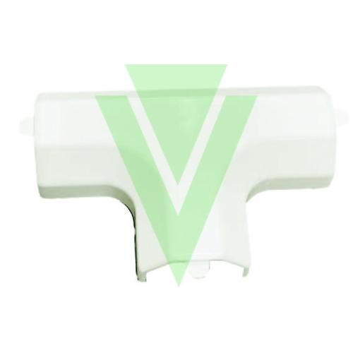 GIUNZIONE A T PER COPRICAVI A TETTO IN ALLUMINIO BIANCO