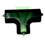 GIUNZIONE A T PER COPRICAVI A TETTO IN ALLUMINIO NERO