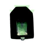 TAPPO TERMINALE PER COPRICAVI TERRO IN ALLUMINIO NERO