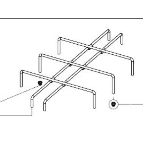 407149592 GRIGLIA PER PIANO COTTURA SMEV MO917