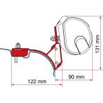 STAFFE PER F35 NEW ADAPTER DEEP BLACK VW T5/T6 MULTIVAN/TRANSPORTER PER GUIDA A DX 98655R005