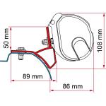 STAFFE PER F35 NEW ADAPTER DEEP BLACK RENAULT TRAFIC, OPEL VIVARO, FIAT TALENTO, NISSAN NV300, RAPIDO MIRANDE S 98655R020
