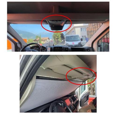 TOP COVER CON BANDA MAGNETICA PER OSCURANTE PER PARABREZZA BRUNNER DARKSTAR 7021823N