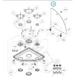407145426 COPERCHIO PIANO COTTURA DOMETIC 