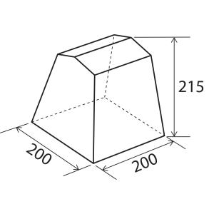 CUCINOTTO GUSTO III NG ANTRACITE 200X200 0425997N.C25
