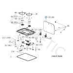 4453001395 COPERCHIO IN VETRO PER PIANO COTTURA CE99