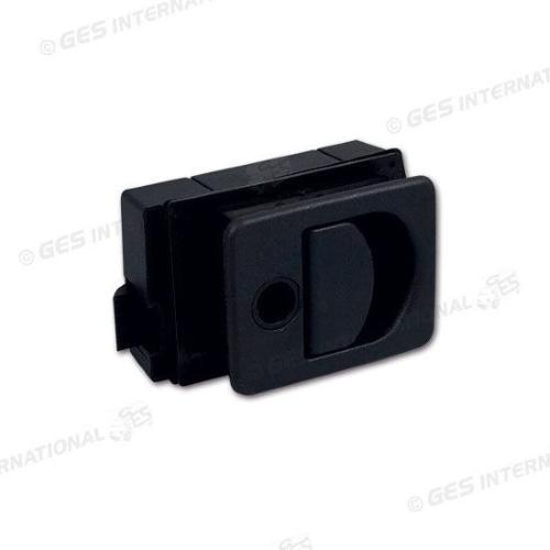 SERRATURA PER PORTELLONE NERA KUBUS 24/35MM