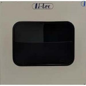 FINESTRA A COMPASSO NERA CURVA D-TEC 960X450 COMPLETA DI OSCURANTE ZANZARIERA