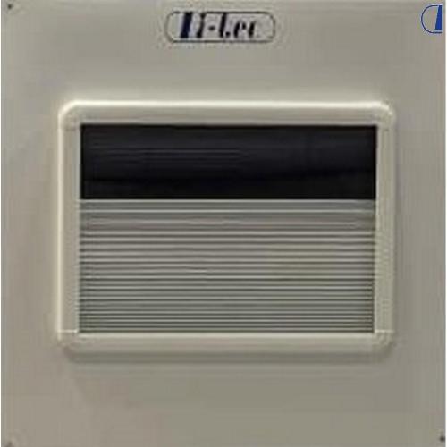 FINESTRA A COMPASSO NERA CURVA D-TEC 960X450 COMPLETA DI OSCURANTE ZANZARIERA