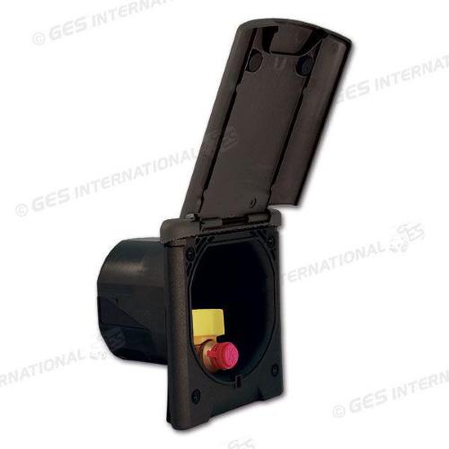 PRESA ESTERNA GAS CON COPERCHIO NERO