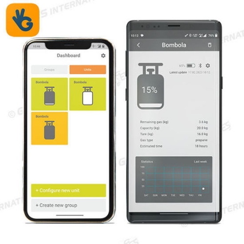 INDICATORE BILANCIA SMART PER BOMBOLE GAS IGASVIEW