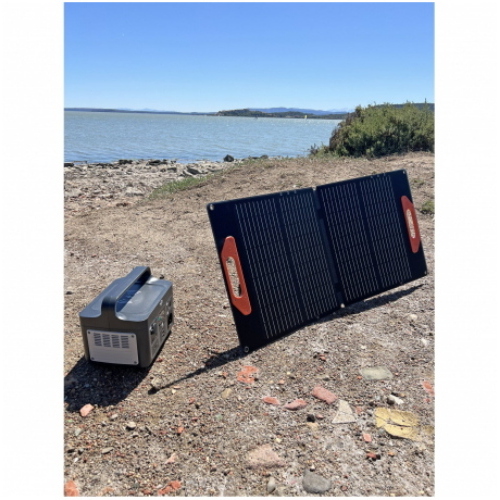 PANNELLO SOLARE PORTATILE 60W IN VALIGETTA
