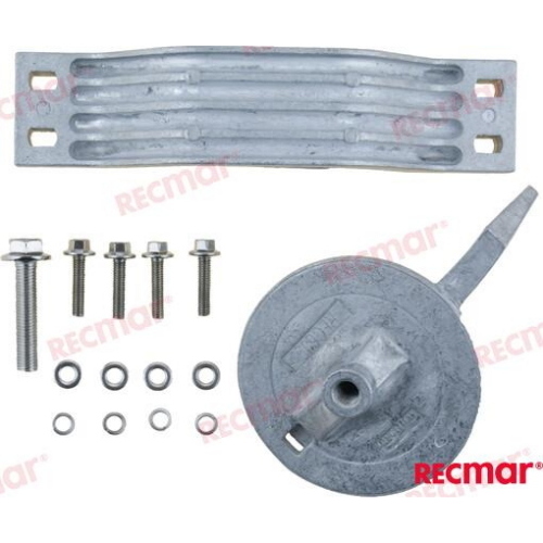 KIT ANODI  DERIVA+ ESTERNO YAMAHA SELVA 150/200 CV 6G5-45251-02 + 6J9-45371-01 MERCRUISER 8M6007986